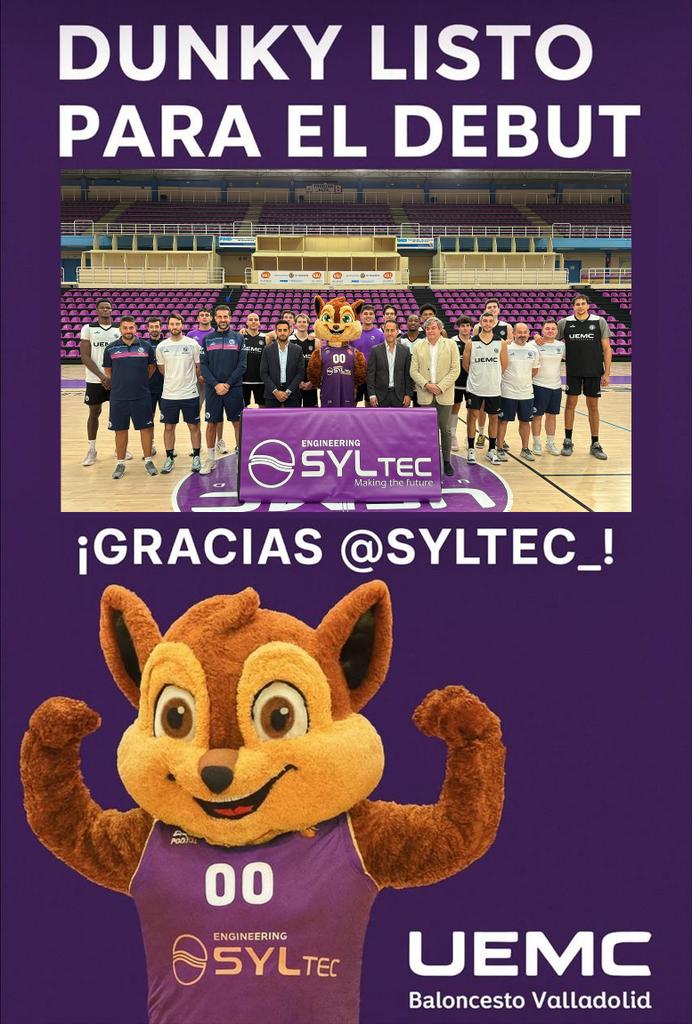 Orgullosos de seguir impulsando el talento, la pasión y el trabajo en equipo junto al <a href="/CBC_Valladolid/">UEMC Baloncesto Valladolid</a>
#MakingTheFuture #SYLTEC #PucelaBasket #Ingeniería #Deporte #innovacion