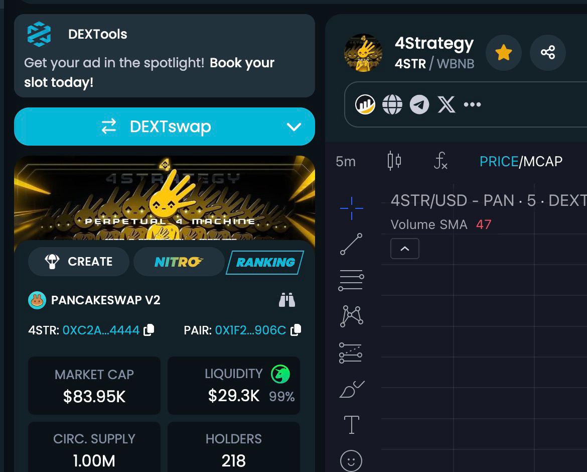 Dextools is now updated! #4str

dextools.io/app/en/token/4…