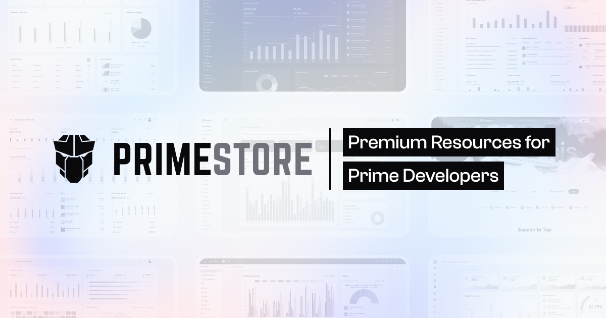 cagataycivici's tweet image. Exciting news! PrimeTek is thrilled to announce the launch of PrimeUI Store, your one-stop app for all PrimeTek products! 🎉
Built by yours truly with;
💚 PrimeVue
⭐️ Tailwind
🟢 Nuxt
⚡️ Supabase