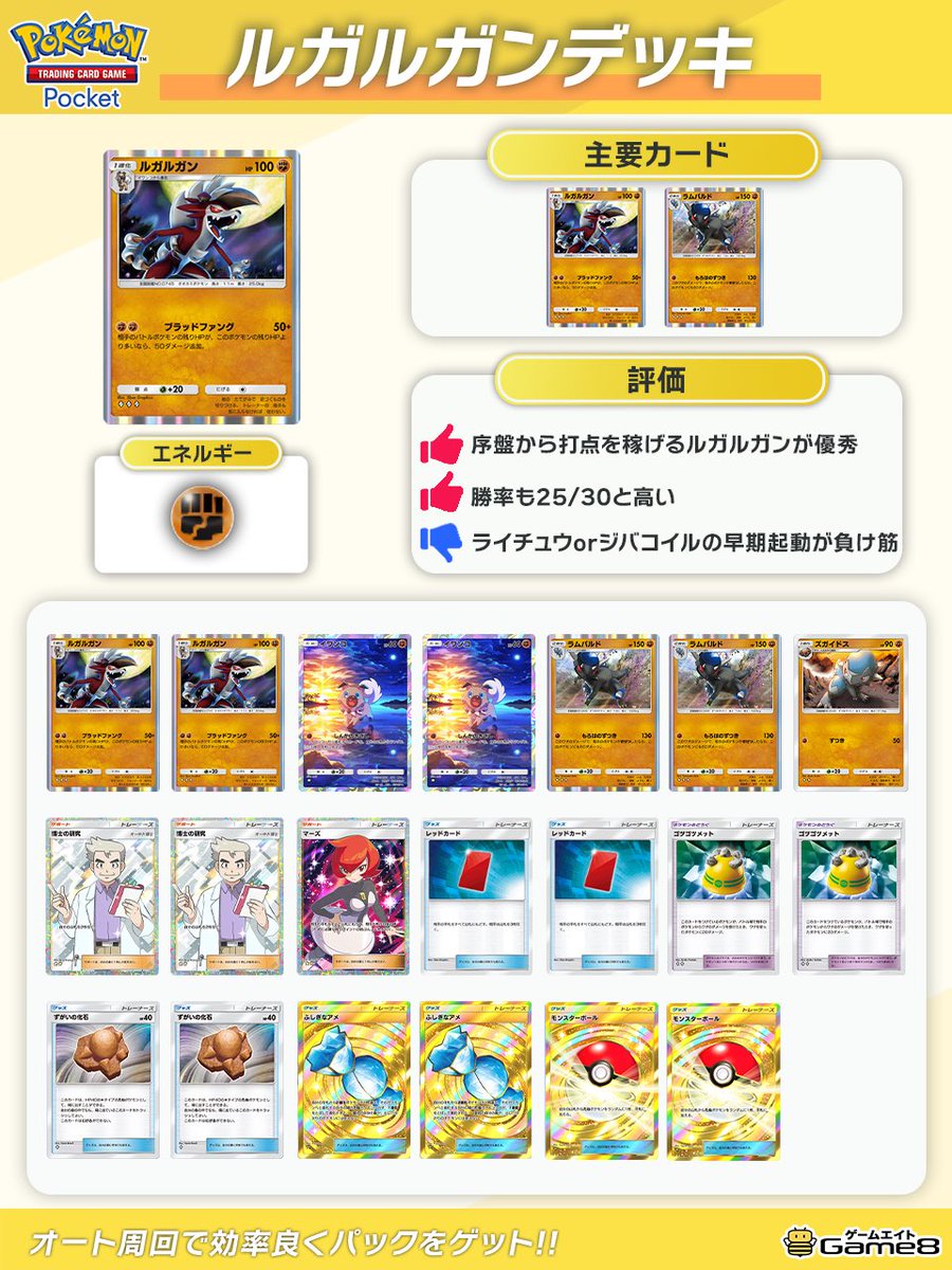 ライチュウexドロップイベント』開催!! オートおすすめ周回デッキは