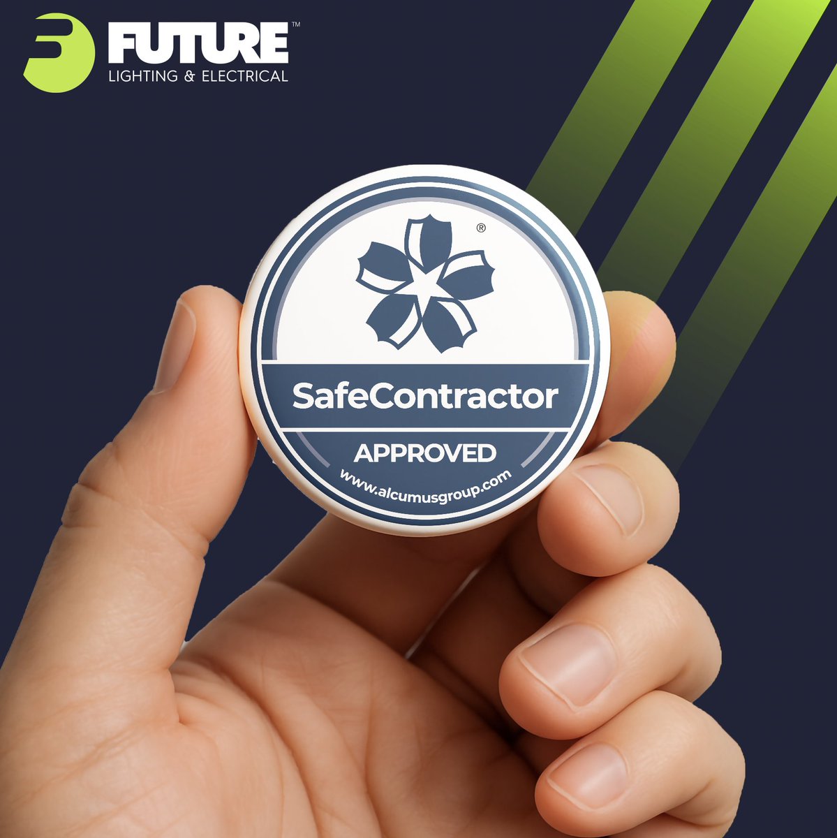 ✅ SafeContractor Approved!
Future Lighting &amp; Electrical is proud to hold ongoing SafeContractor accreditation — proving our commitment to safety, compliance &amp; reliability.
Block managers can trust us to keep buildings safe, efficient &amp; compliant. #Electrical #PropertyManagement