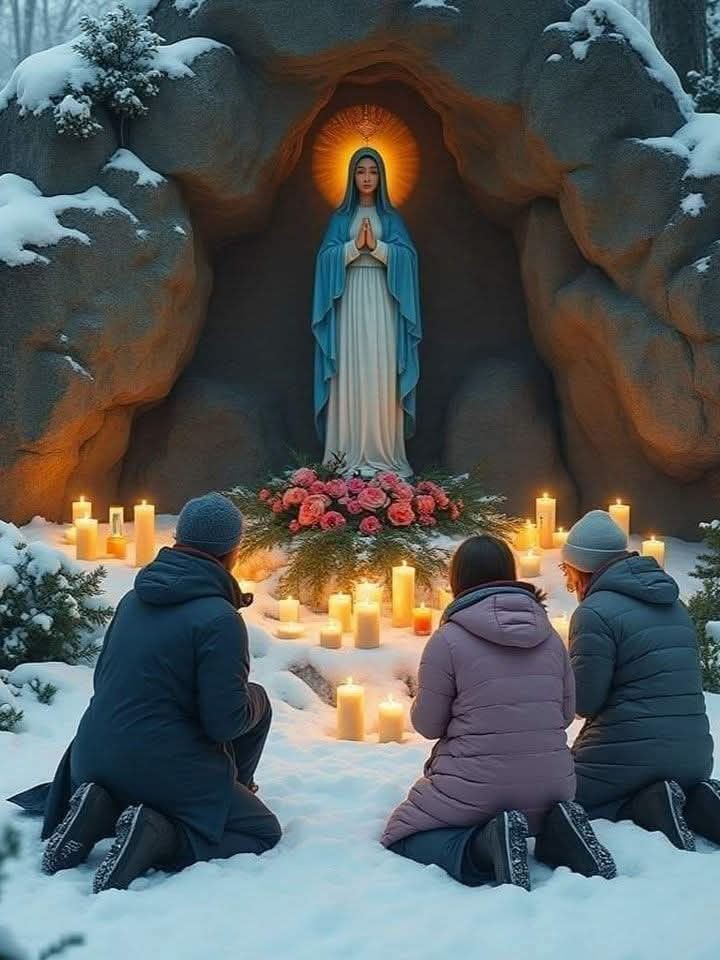 JustAdaugoijele's tweet image. Hail Mary, full of grace,
the Lord is with Thee.
Blessed art Thou amongst women
And Blessed is the fruit of Thy womb, Jesus.
Holy Mary, Mother of God
Pray for us sinners now
and at the hour of our death.
Amen