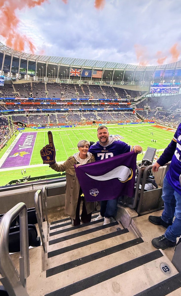 What a day yesterday 💜🤍🏈 🙏 <a href="/Vikings/">Minnesota Vikings</a>