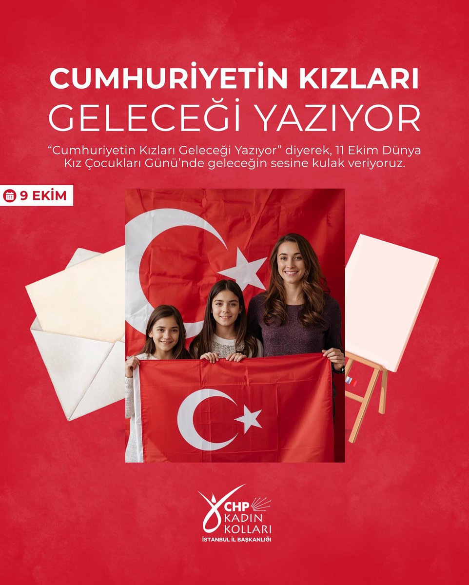 11 Ekim Dünya Kız Çocukları Günü’ne yaklaşırken, geleceğin sahiplerinin kaleminden çıkan mektupları ve çizimleri bekliyoruz.

10 yıl sonrasına umut dolu bir çağrıyı, kız çocuklarımızla birlikte yükseltiyoruz. 

Kız çocuklarımızın mektuplarını ve resimlerini 9 Ekim’e kadar