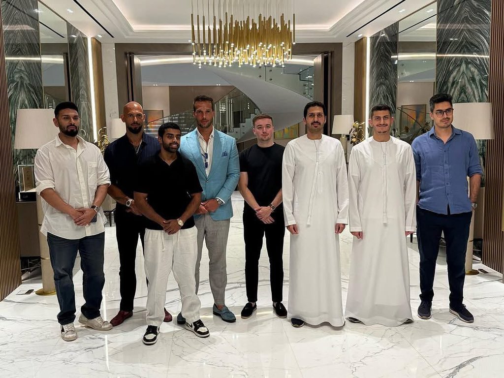 expcapematrix's tweet image. TOP G WITH DUBAI BILLIONAIRES.. 💜