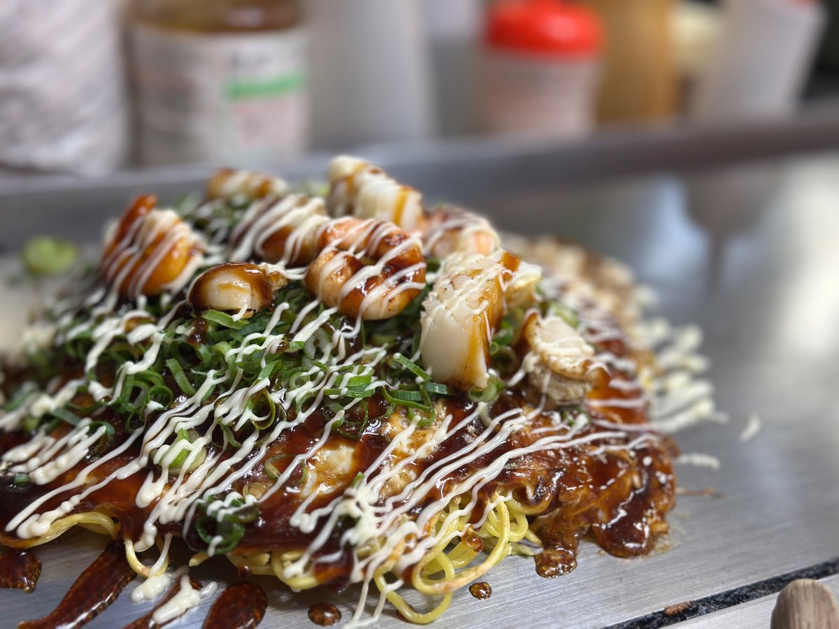 お好み焼きは広島風派です