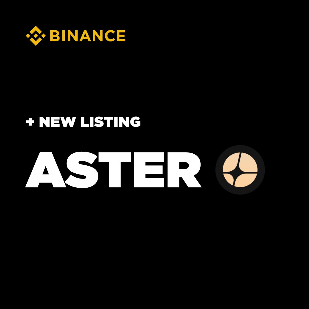 cokiramirez's tweet image. $ASTER has been listed on #Binance spot 👀