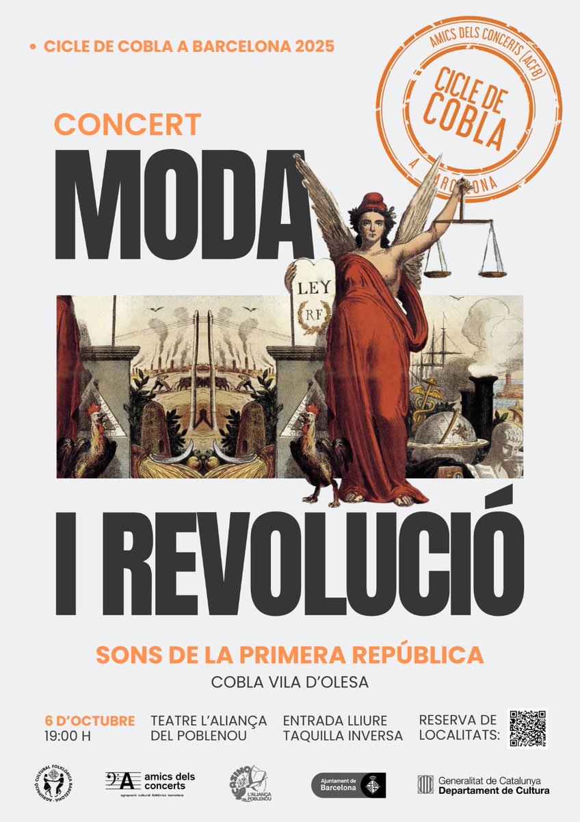 Avui la toquem amb la <a href="/coblaviladolesa/">Cobla Vila d’Olesa</a>, tots convidats! <a href="/ACFBarcelona/">ACFBarcelona</a>