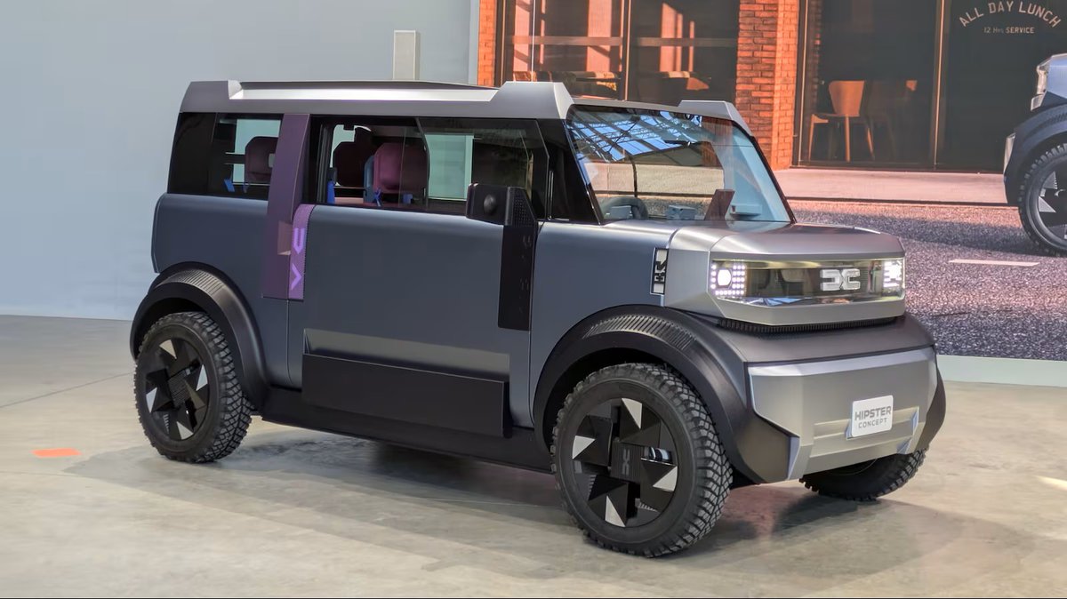 Dacia Hipster concept.....wow. 😀

Can see queues forming around the block for this...