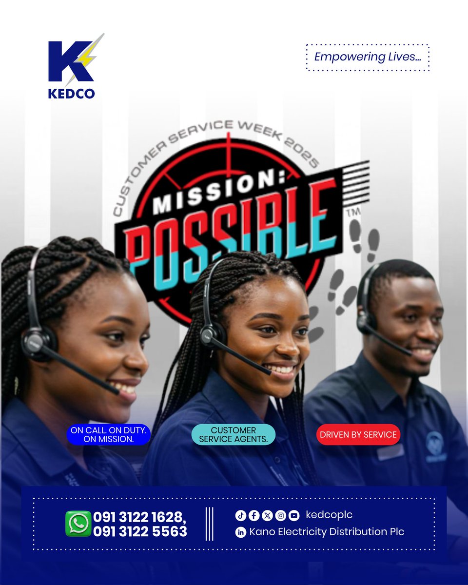 Happy Customer Service Week 2025! 

Thank you for trusting us.
You make our mission possible.  
We appreciate you today and always! 💡

#CustomerServiceWeek