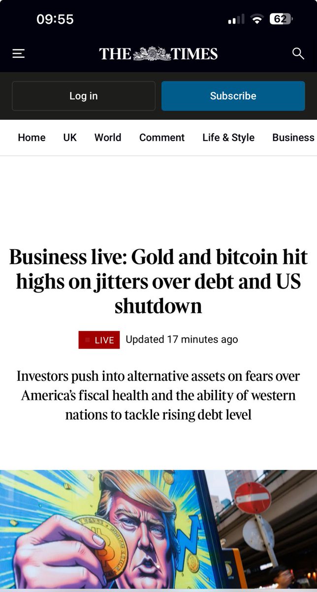 JayW132's tweet image. I remember when headlines laughed at Bitcoin. 

Today it's plastered over The Times and FT. 

Took a while, but we’re here. Sound money is winning!
