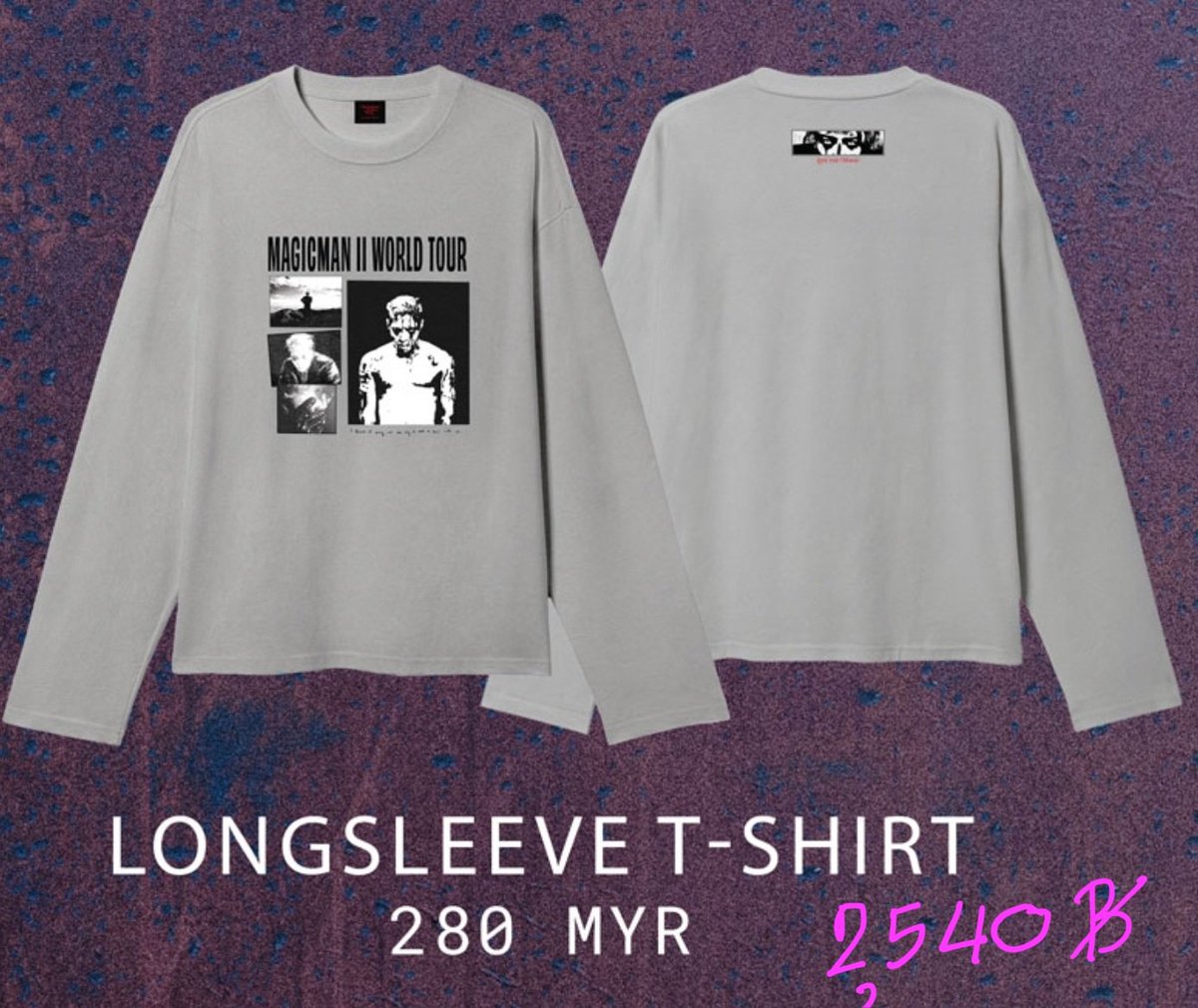 BunmatOnuma's tweet photo. 🔮เสื้อยืดแขนยาว ราคา 2,540 บาท
🔮หมวกแก๊ป ราคา 1,580 บาท
🔮หมวกบินนี่ ราคา 1,580 บาท
ค่าส่ง 50 บาท ตัวต่อไป +10 บาท
🐥ปล.สินค้าหมดคืนเงินเต็มจำนวน🐥
ทักแชท ไลน์ @1992ggfam
#magicman2worldtour 
#jacksonwangworldtour 
#magicman2inbkkday2 
#MAGICMAN2 
#jacksonwang 
#王嘉尔 
#잭슨 https://t.co/Q2kjlDenpE
