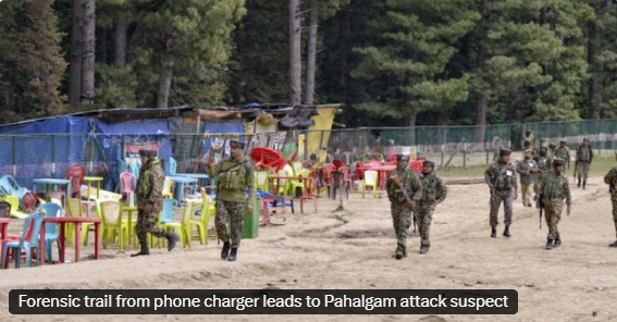 AqsaW99808's tweet image. A charger led investigators to the Pahalgam terror link- even the smallest clues can unravel the darkest plots.
#KashmirRejectsTerror stands firm: no room for violence in our Valley.

@bhushan_gyan @Rajeev_GoI @devbhumibharat
