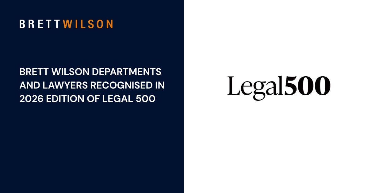 Brett Wilson recognised in 2026 edition of Legal 500 -brettwilson.co.uk/brett-wilson-d…