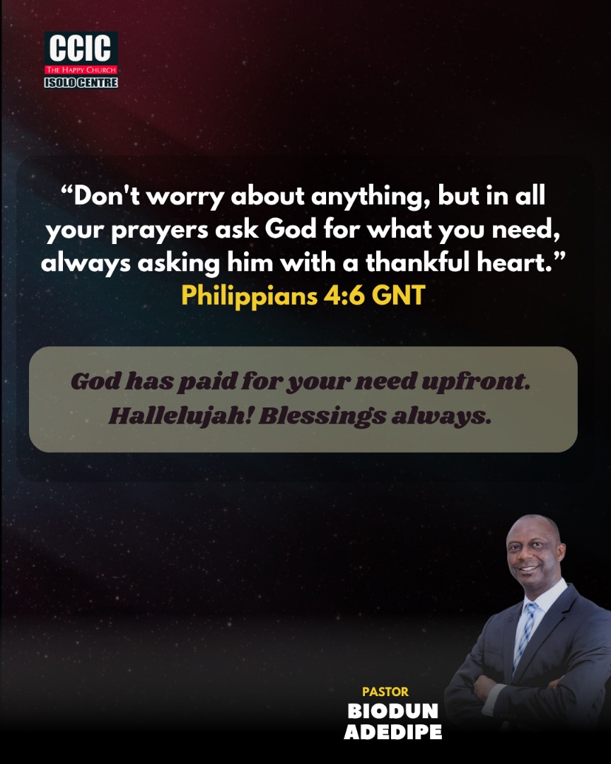 Christ Chapel Isolo Worship Center tweet media