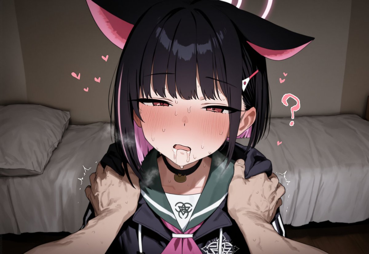 はくぎんさんとぜろぽんずさんの二大巨頭に影響を受け「発情期6日目で頭の中ぐちゃぐちゃになりながら、どうにか先生に応急処置(コ〇ドームベルトと精〇封印タン〇ン)をしてもらうが全然効果無くトイレでマイ〇ィルドで先生の〇液を飲みながらオ〇ニーするカズサ」が出来ました。 