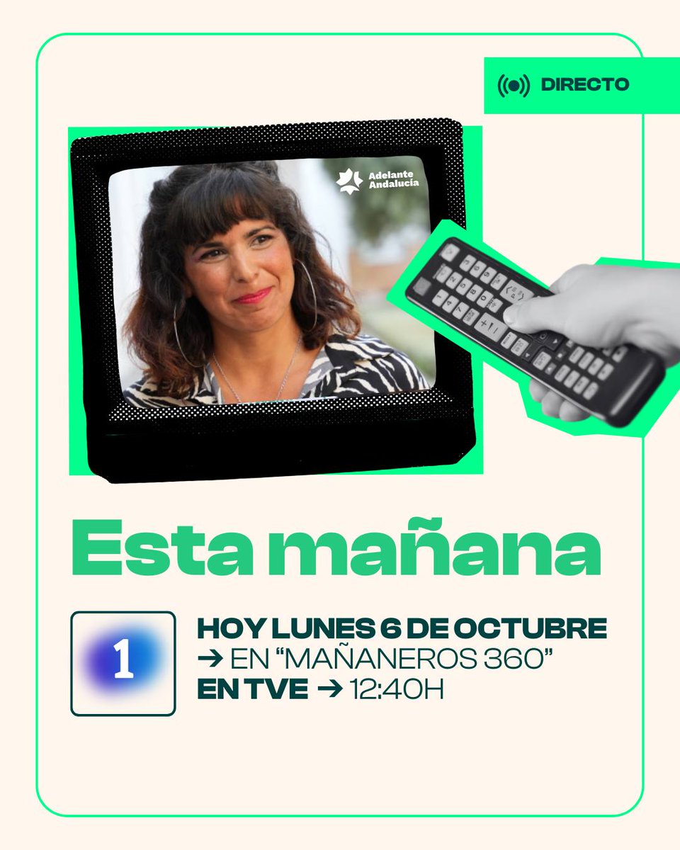 En un ratito <a href="/TeresaRodr_/">Teresa Rodríguez 🇵🇸 ۞</a> en TVE hablando del desastre del PP con el cáncer de mama. No me lo perdería ⬇️⬇️⬇️