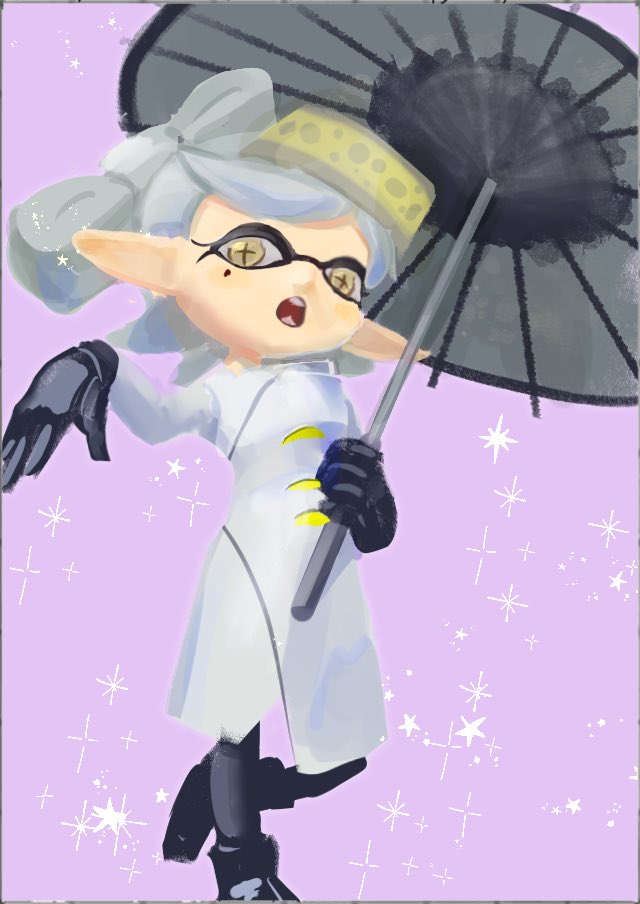 今日の厚塗り練習〜🎨
ホタルちゃんリベンジ！
#splatoonart #SplatoonFanart #Splatoon3