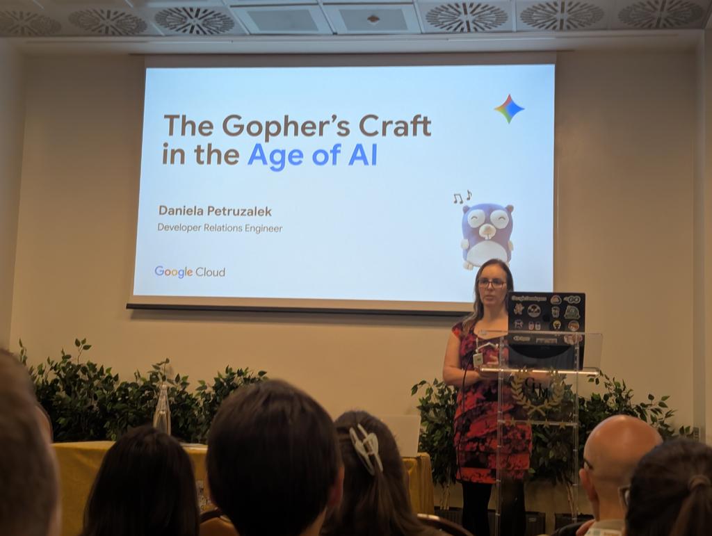 jespinog's tweet image. Nice keynote from @danicat83 at @golab_conf talking about the present and the future of development in the AI era. If you want to understand better how it looks like the future of software development from someone that is ahead of the curve, take a look. #golab2025 #golang