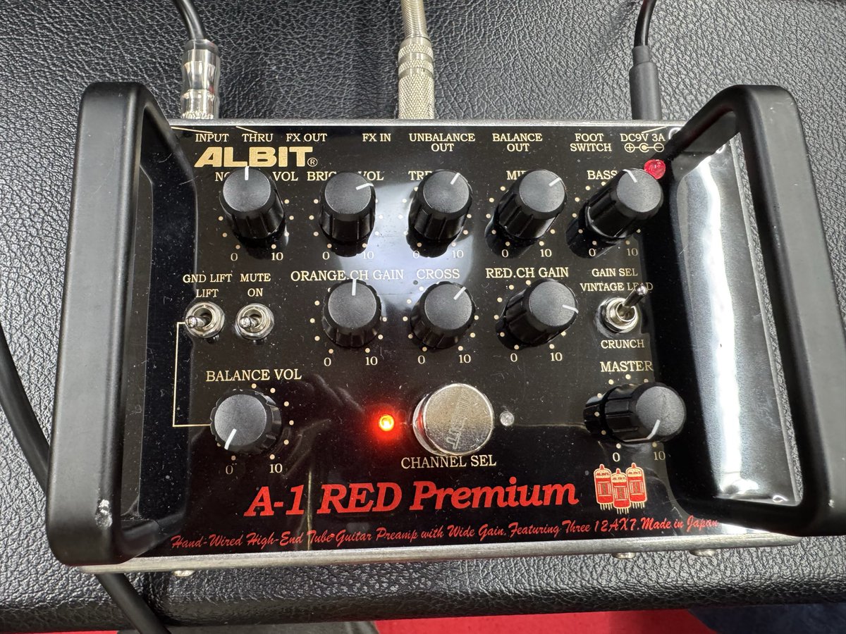 ギター Albit A-1 RED Premium 究極の真空管サウンド」 ALBIT A-1 RED Premium x 北島優一