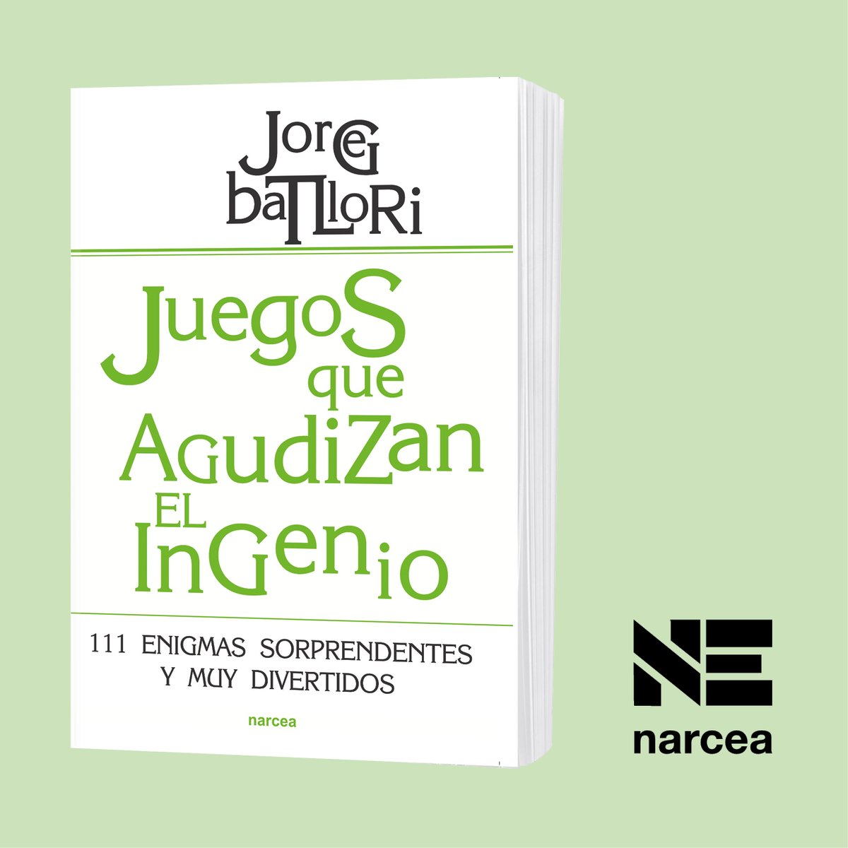 🎲Pon a prueba tu ingenio con nuestro autor del mes, Jorge Batllori

🧠Su libro “Juegos que agudizan el ingenio” reúne 111 retos de lógica, memoria y observación para aprender jugando

💡Educación y entretenimiento en un solo volumen

#juegos #educación #ingenio