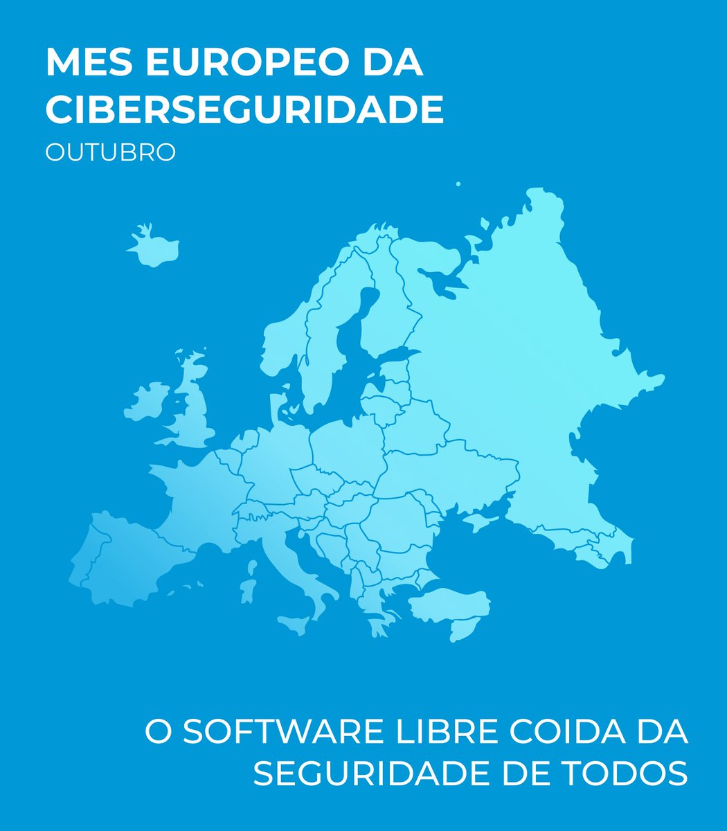 Outubro é o Mes Europeo da Ciberseguridade 🔐🌍

O #SoftwareLibre ofrece transparencia, confianza e control, factores esenciais para protexer datos e servizos.

En AGASOL impulsamos unha dixitalización segura e aberta para Galicia.