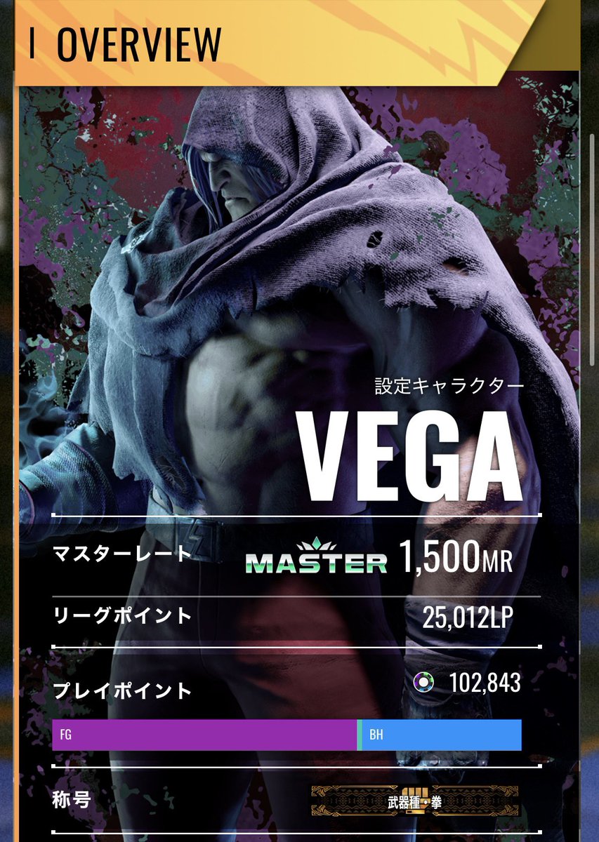 Embio0518's tweet image. ベガでマスター遂に到達しました！
アドバイスをくれた皆さん、対戦してくれた方々、本当にありがとうございます‼︎
一人じゃ絶対ここまで来れませんでした。
感謝の気持ちを胸に、次のステップへ🔥
#ストリートファイター6
#スト6