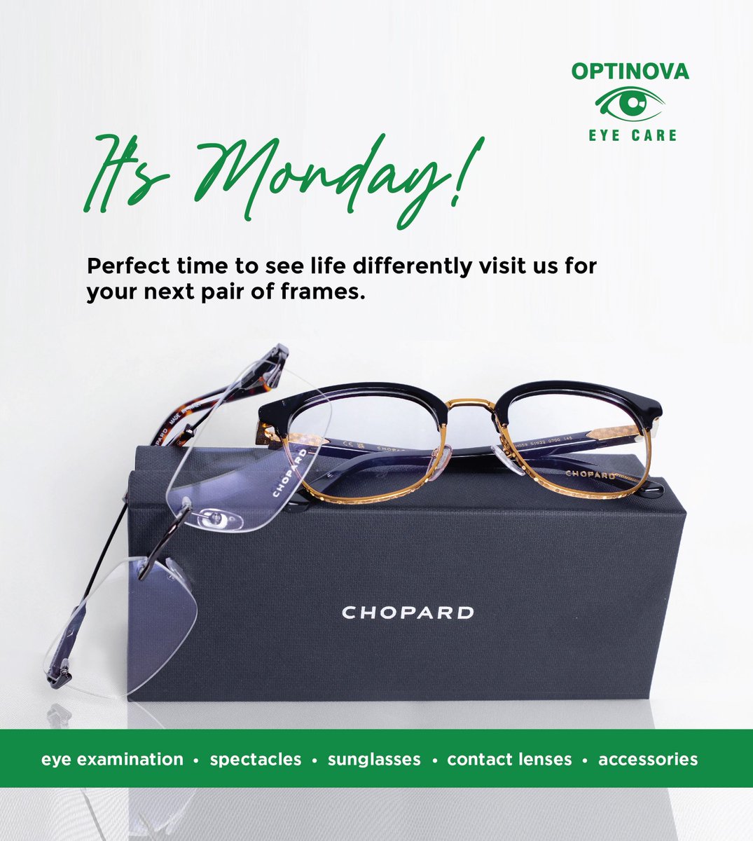 your week with a clear vision and a fresh look. Visit us today for new eyewear styles that match your vibe
