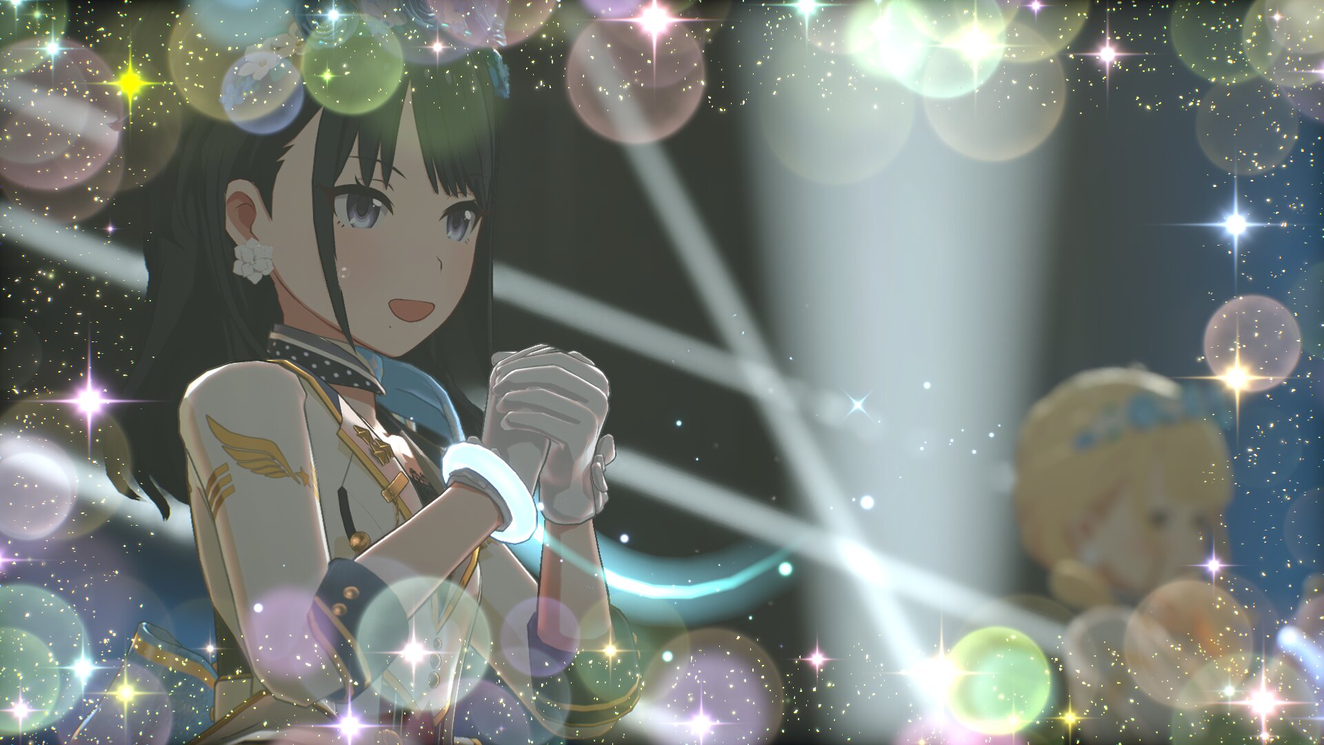 ツアマス　セカンドロケテスト　SSR　パラレル　島村卯月 ツアマス セカンドロケテスト SSR パラレル 島村卯月 IMT-02-001 島村