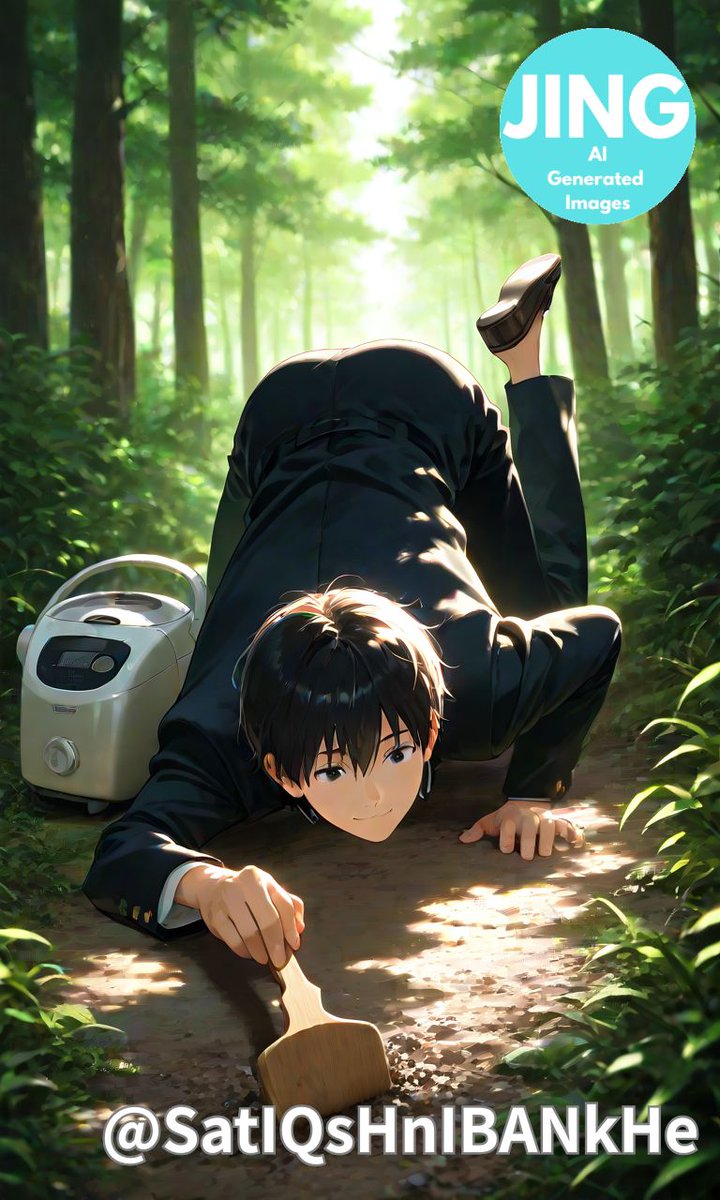 #普通の男子学生

何か新しい遊びを発見した男子学生。

He was so bored that he came up with a meaningless game.

#AIart #Digitalart #JapaneseAnimeStyle #AIillustration