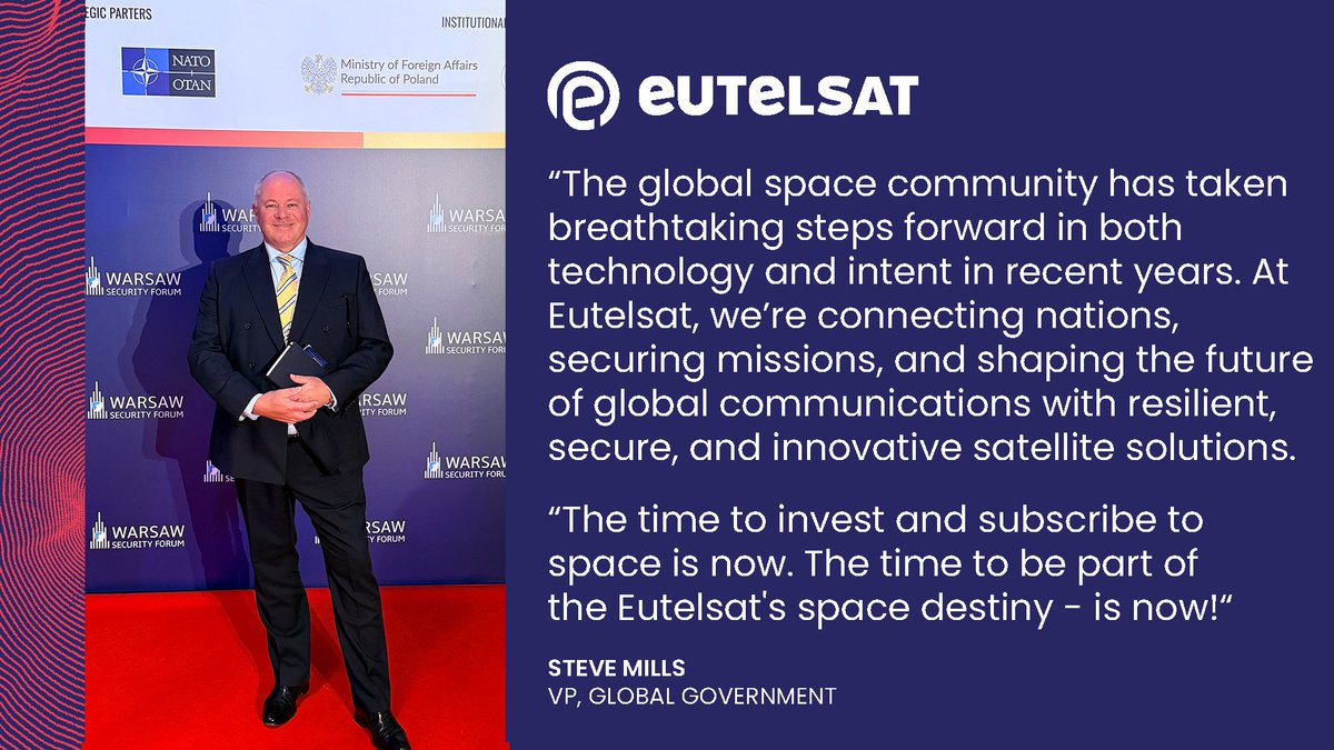 EutelsatGroup's tweet image. This #WorldSpaceWeek, we asked some of our colleagues what makes them most excited about working in the space industry 🌍

Their answers highlight the passion, innovation, and global mission that drive Eutelsat every day. Take a read, below ⤵️