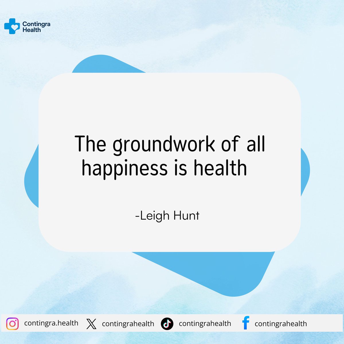 contingrahealth's tweet photo. Save this reminder and set one health goal for the week. Need help? DM ‘HELP’."
#HealthQuotes #MondayMotivation #ContingraHealth #Wellness https://t.co/TCYqAnk3Mu