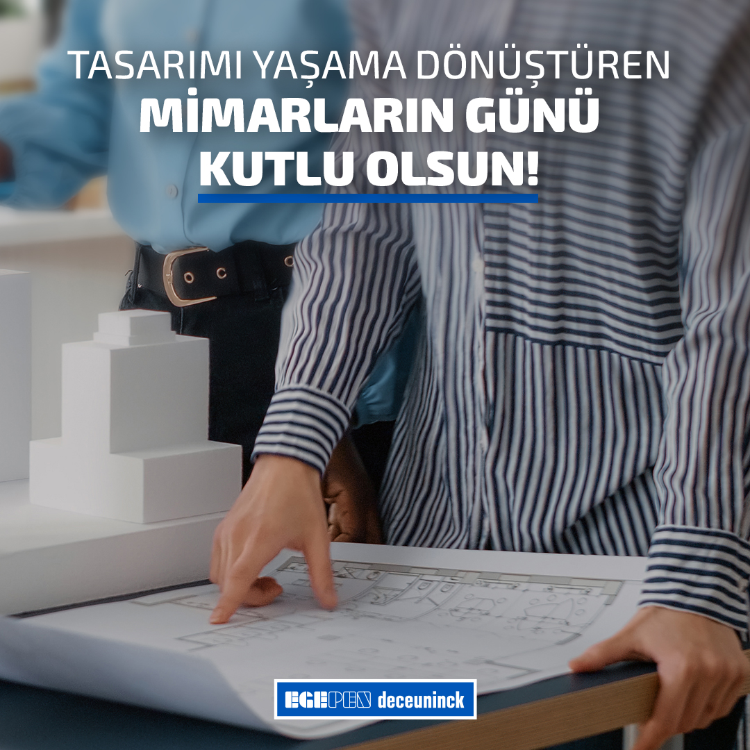 Egepentr's tweet image. Gördüğümüz her yapının arkasında aslında bir hayal yatar.
Yarınları tasarlayan tüm mimarların #DünyaMimarlarGünü kutlu olsun!
Gelecek, onların sayesinde güzelleşecek.

#EgepenDeceuninck