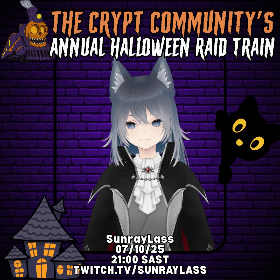 sunraylass2's tweet image. Just a little reminder that I&apos;ll be taking part in The Crypt Community Raider train tomorrow. I&apos;ll be playing Dollmare
