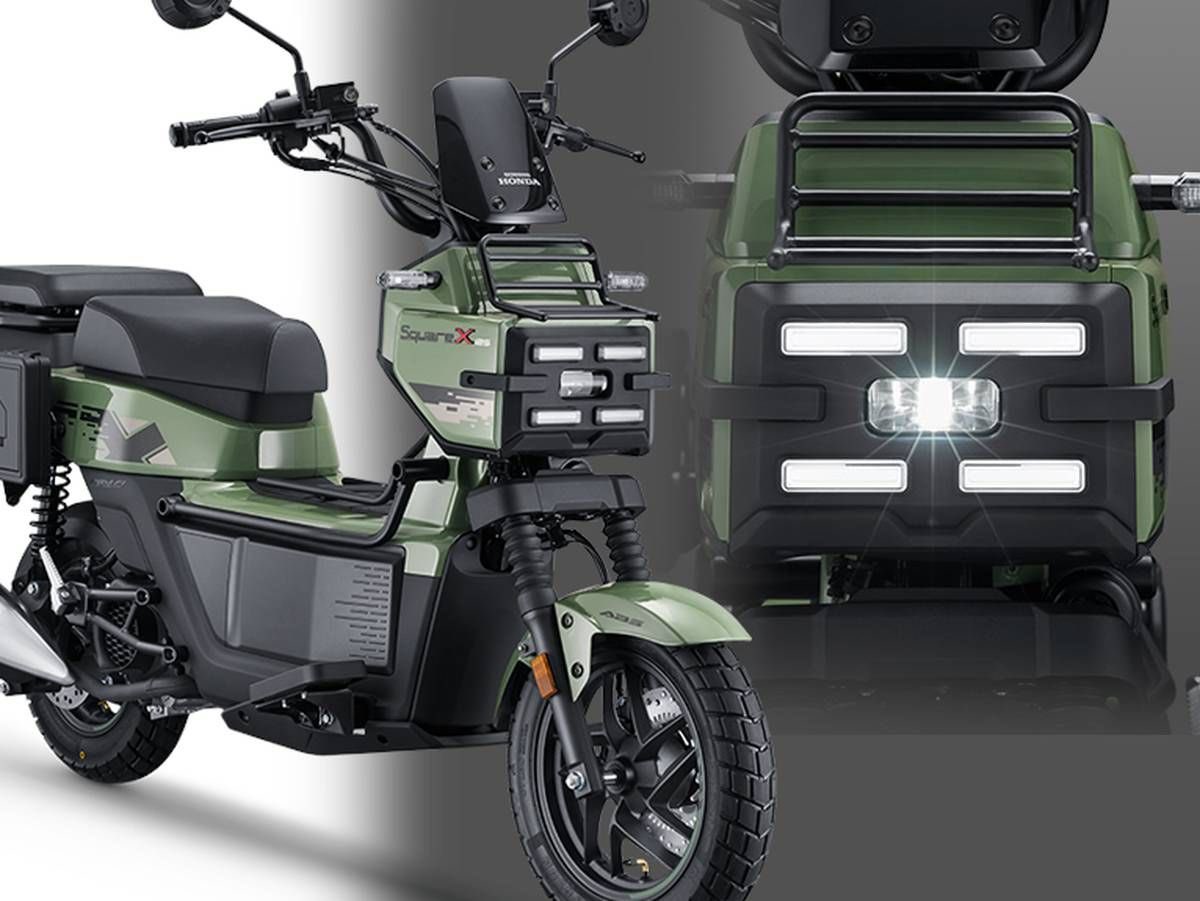 PutiMotor's tweet image. 中国・新大洲本田が新型スクーター「スクエアX125」を、今年秋より発売🛵

Dio110シリーズなどの空冷「eSPエンジン」を搭載、真四角スタイルが個性的なモデル。

タンデムシートを跳ね上げて大きなキャリアを利用可能、燃料タンク5.7Lの大容量

価格は1万2680元(26万7000円)

news.webike.net/motorcycle/492…