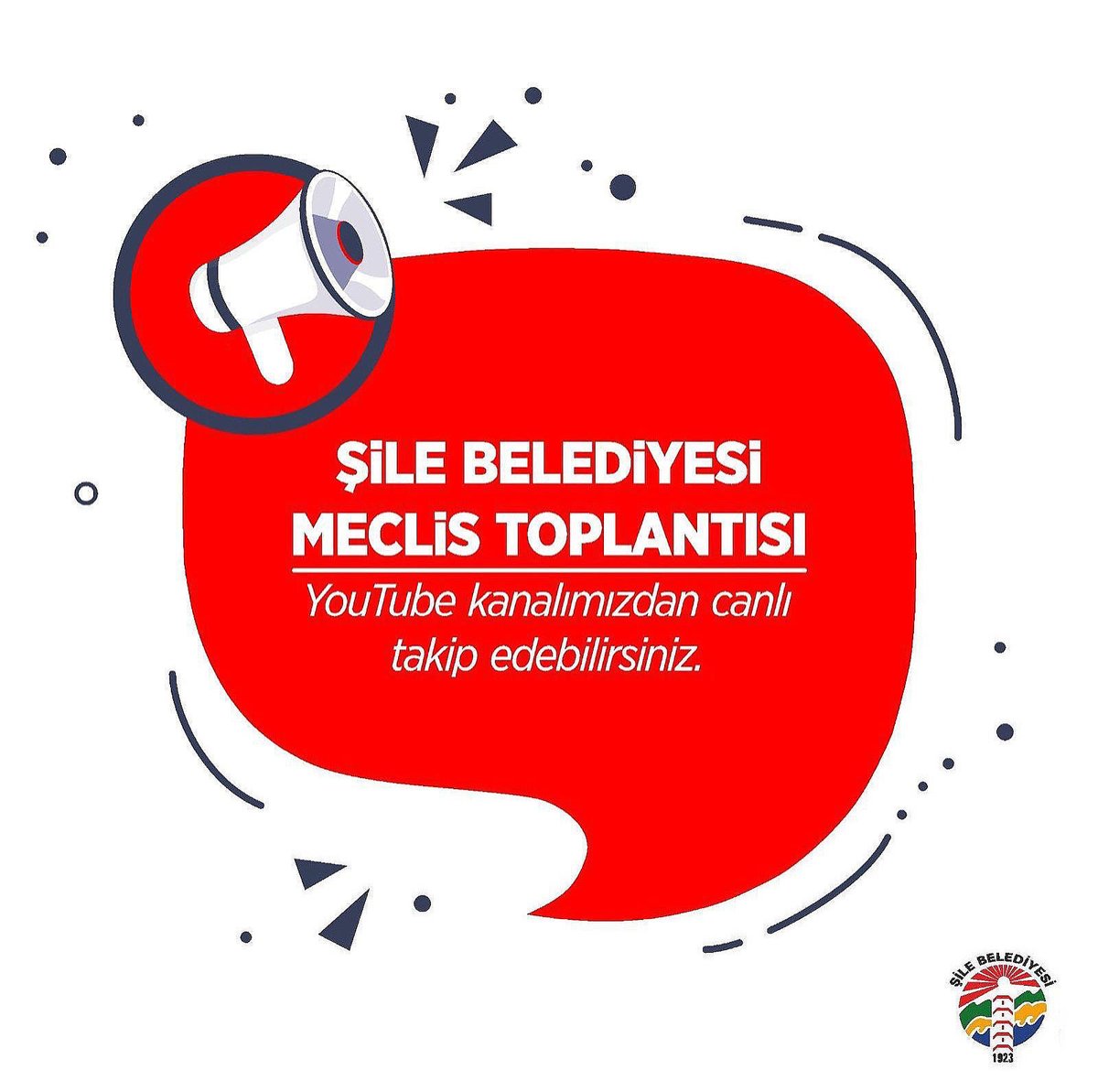 silebld's tweet image. Duyuru 📢

Şile Belediye Meclisi Ekim ayı oturumunu bugün 15.00 itibariyle YouTube kanalımızdan canlı olarak takip edebilirsiniz. 

🔗Bağlantı linki 👉🏻 youtube.com/@Sile.Belediye…

#Şile
#EkimMeclisi