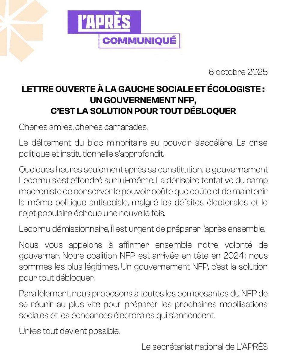 L’APRÈS tweet media