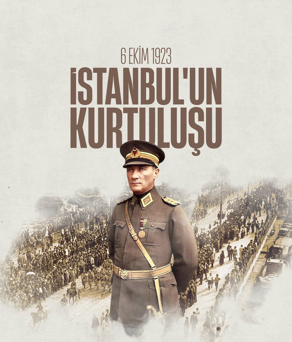 6 Ekim İstanbul’un Kurtuluşu Kutlu Olsun!