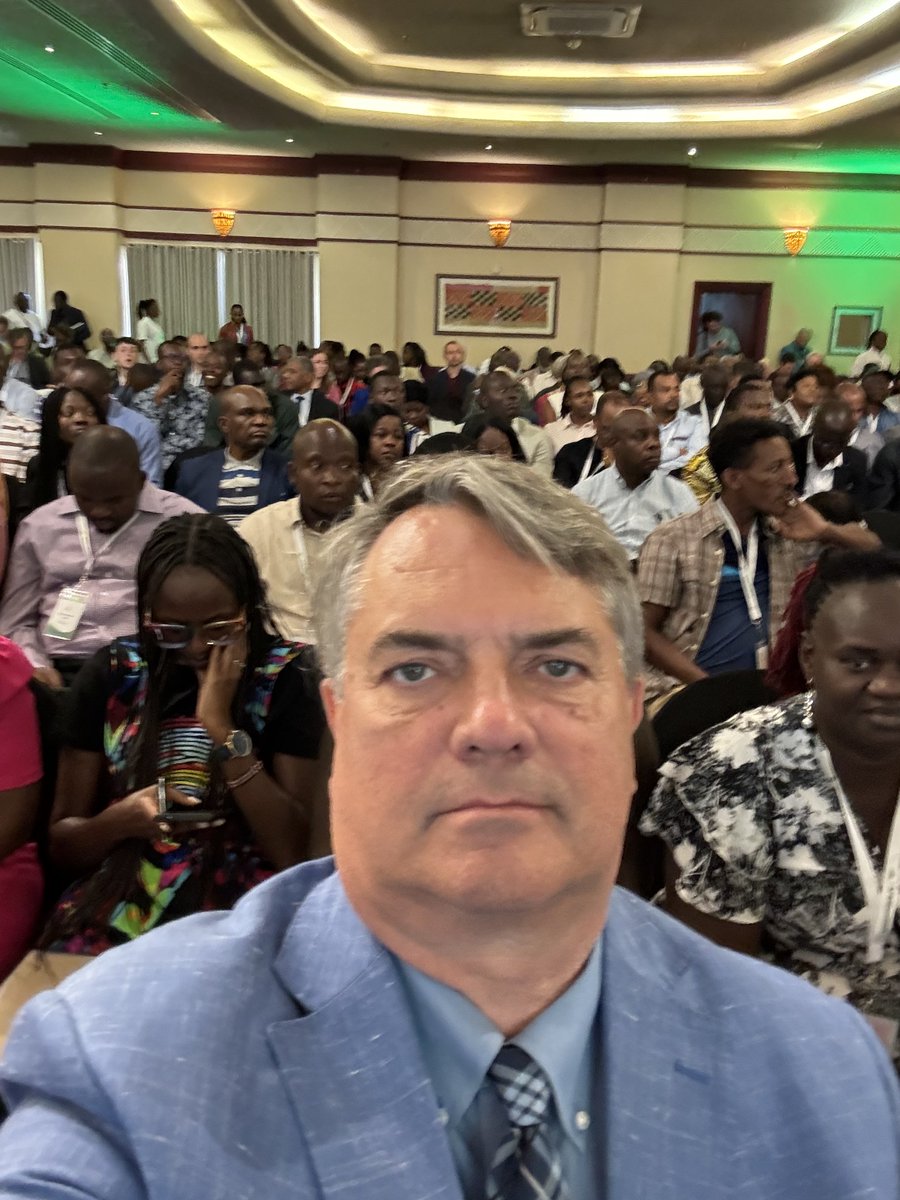 DrStanfordBlade's tweet photo. An exciting first session (and big crowd!) of the @apb #APBA2025 (with @ICRISAT friend) the Hon. Anxious Masuka @MoLAFWRD_Zim opening the Conference. Minister Masuka described the ongoing work in #Zimbabwe on #foodsecurity & @climateresilience. #transformingdrylandagriculture https://t.co/cZaHZHBn2I