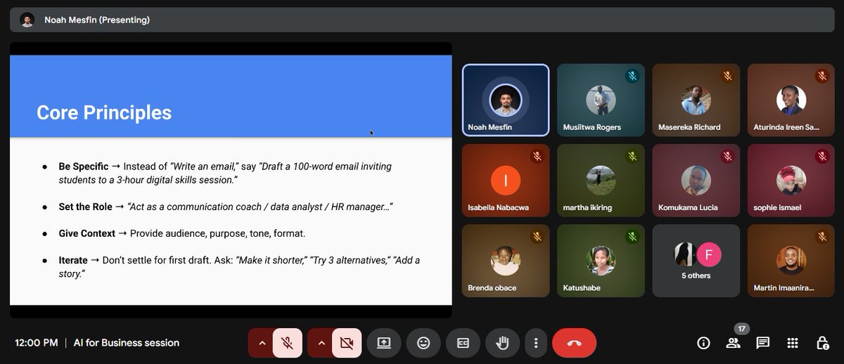 What a weekend! 🎉

On Saturday, 19 people from 5 industries came together to turn AI into real results.
We had folks from NGOs, fashion, research, legal &amp; tourism.

Our biggest takeaway? Most teams only use tools like ChatGPT for emails or captions, a limited way to use AI.