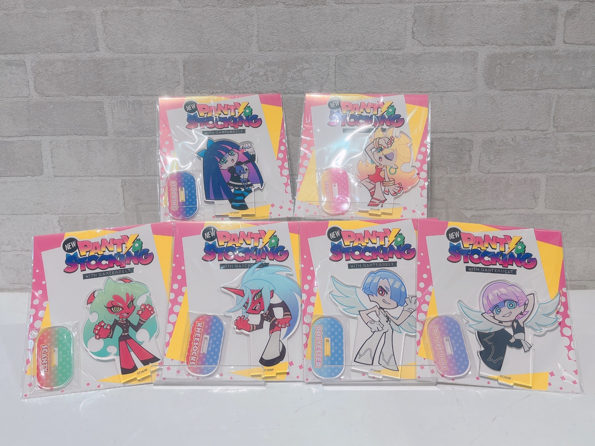 New PANTY ＆ STOCKING gigo限定 ぬいぐるみ 2点セット GiGO