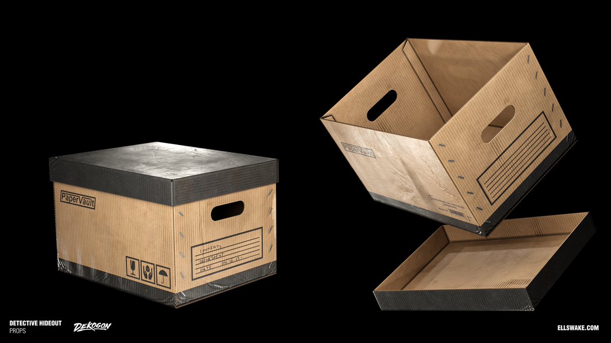 ELLSWAKE's tweet image. STORAGE
More props from my &quot;Detective Hideout&quot; environment
#3DModeling #EnvironmentArt #GameDev
