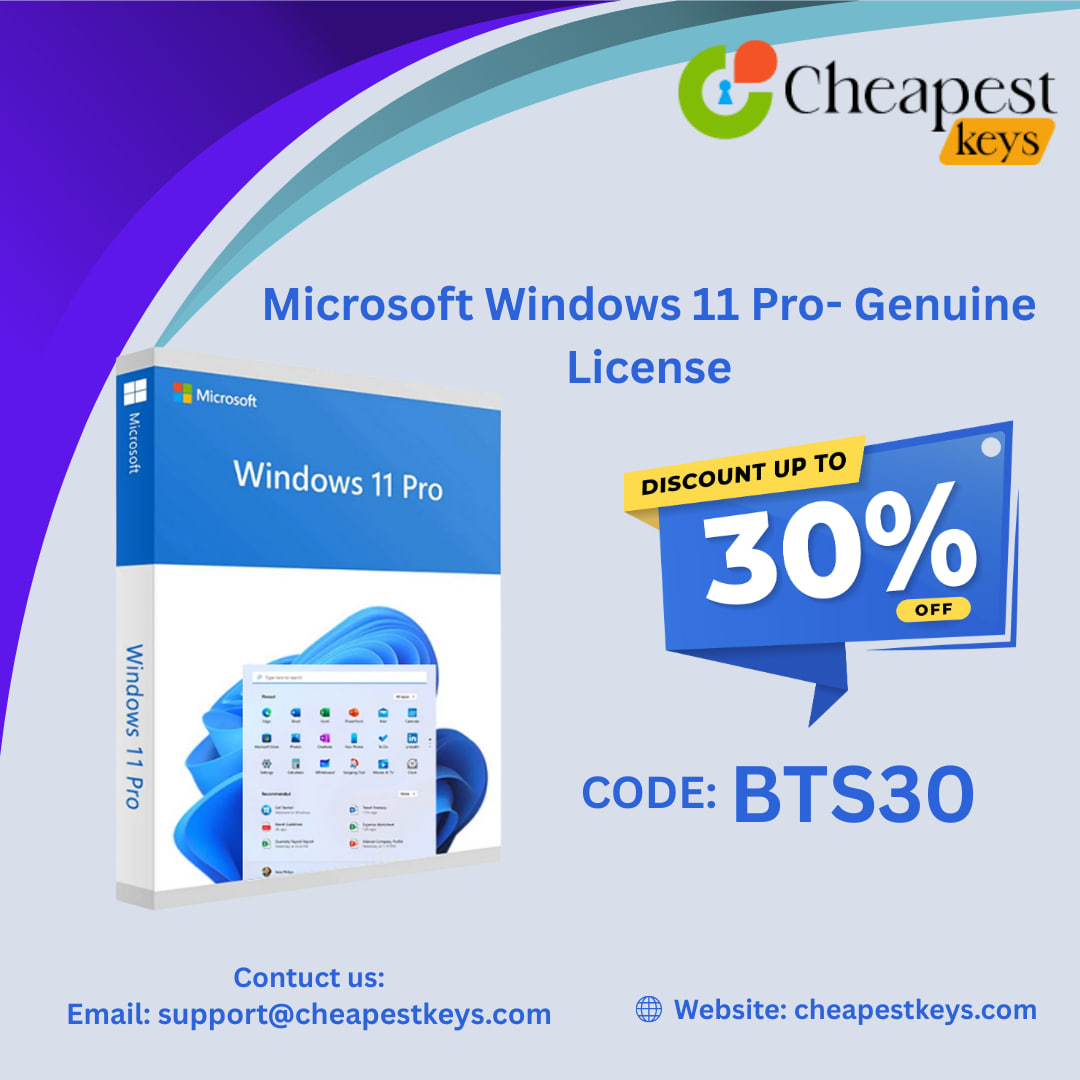 Mithilatas15427's tweet image. 🚀 Upgrade to Windows 11 today! 💻
Get 100% genuine Cheap Windows 11 Keys at 👉 cutt.ly/mr0HvTT9
🔥 Use Code BTS30 for 30% OFF — limited time only!
#Windows11 #ProductKeys #CheapWindows11Keys #TechDeals #SoftwareDeals