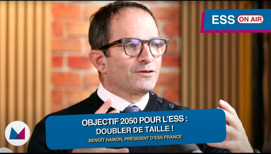[#Ess - Talk-show] <a href="/MEDIATICO_FR/">MEDIATICO</a> : #EssOnAir | @BenoitHamon, <a href="/ESS_France/">ESS France</a> : "Nous voulons doubler la part de l'#Ess dans l'économie française" ➡️ mediatico.fr/?p=810755&no_c…🎙cc <a href="/antoinedetourne/">Antoine Détourné</a> <a href="/MaximeBaduel/">Maxime Baduel</a> <a href="/Economie_Gouv/">Ministère de l'Économie et des Finances</a> ⤵️