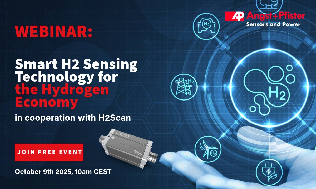 MesswebD's tweet image. Smart #H₂ Sensing Technology for the #HydrogenEconomy
📅 Oct. 9, 2025 | 🕙 10:00 CEST
Discover how modern #sensor technology is driving safety, efficiency, and sustainability in the #hydrogeneconomy in Angst+Pfister&apos;s #webinar.
app.livestorm.co/angst-pfister-…
[sponsored]