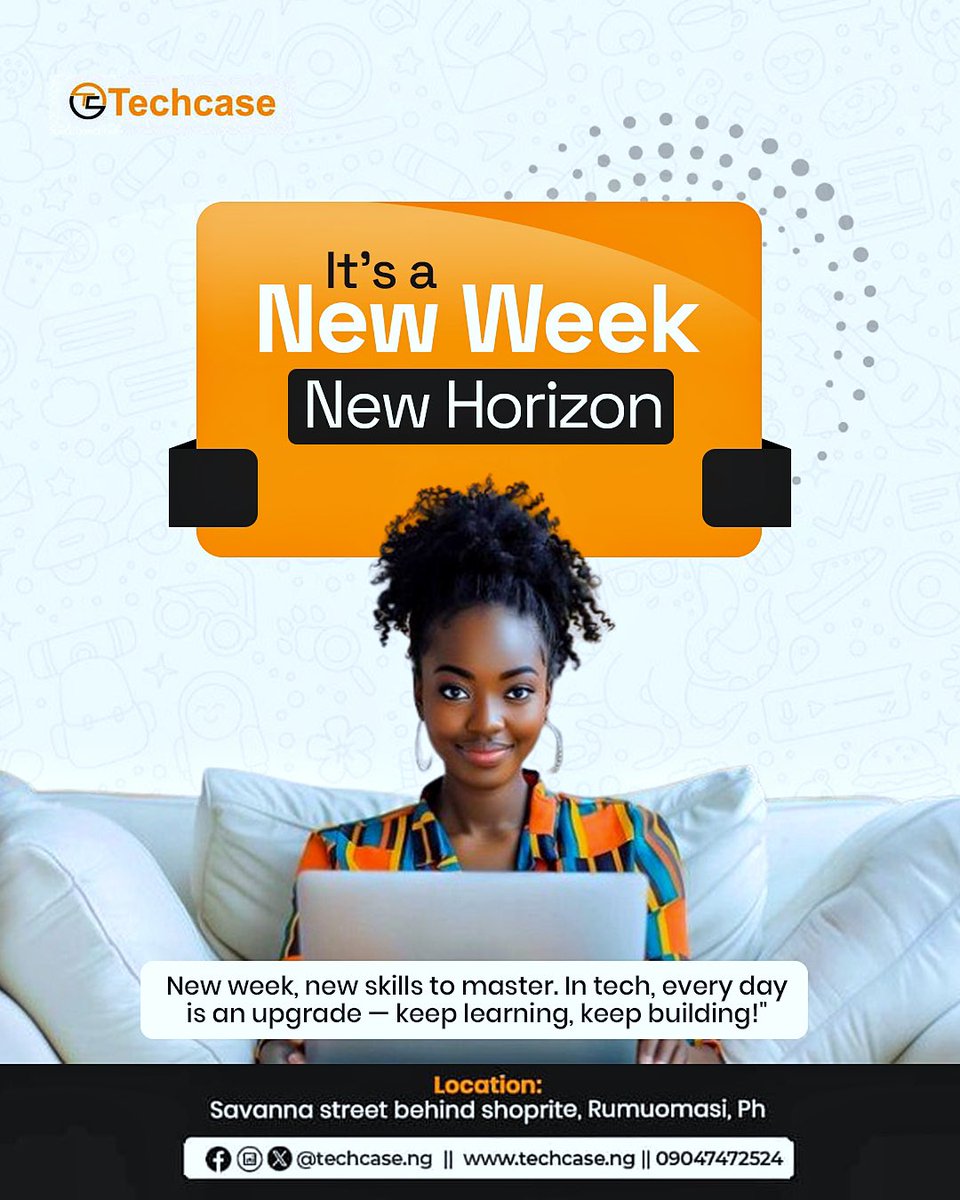 Techcase_ng's tweet image. It’s a brand new week!!
Let your creativity lead the way. Think bold, act fast, and build something amazing.
Visit: techcase.ng
Call: 09047472524
#Techcase #webdevelopment #digitalinnovation #webdesign #onlinebusiness #digitalstrategy #fyp #trendingpost
