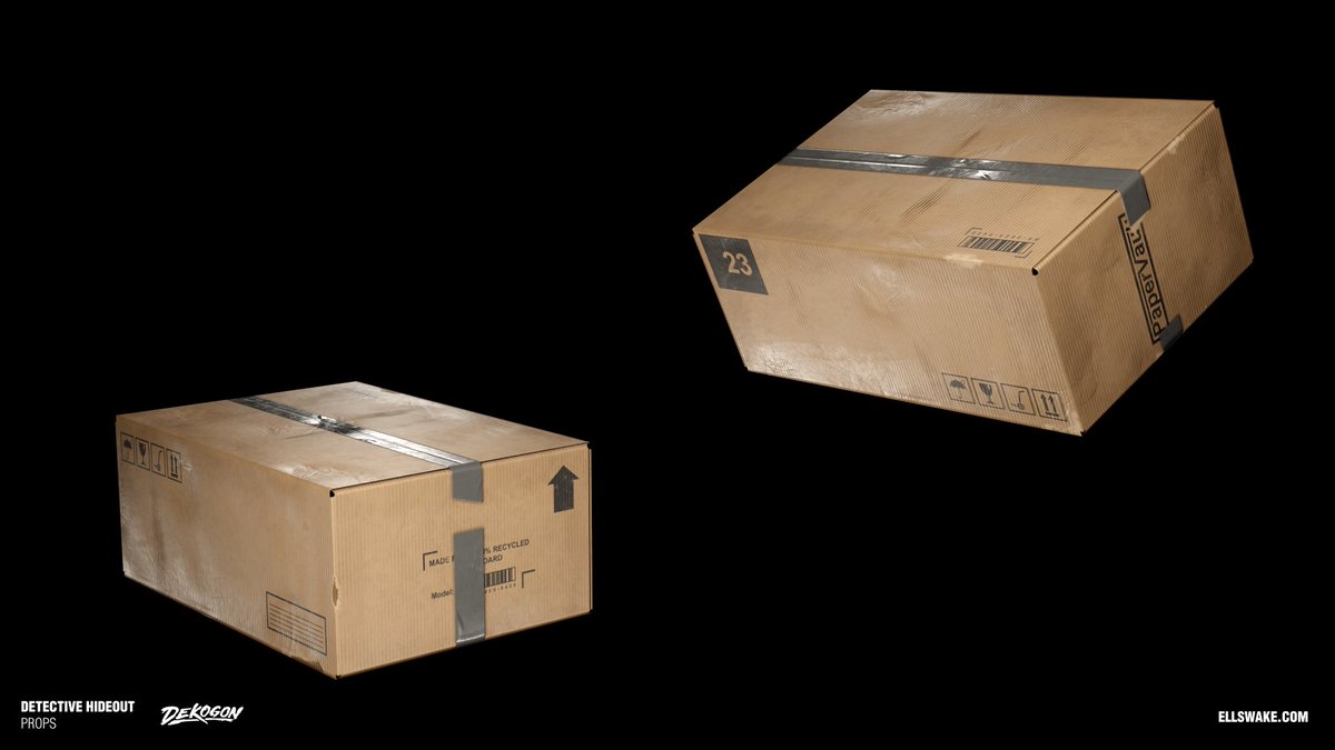 ELLSWAKE's tweet image. STORAGE
More props from my &quot;Detective Hideout&quot; environment
#3DModeling #EnvironmentArt #GameDev