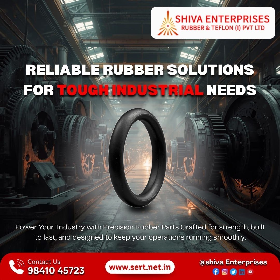Shivachn01's tweet image. Reliable Rubber Solutions for Every Challenge!

From sealing to insulation — our precision-engineered rubber parts are designed to perform under the toughest industrial conditions.

🌐 Visit: sert.net.in
📞 Call: 98410 45723

#ShivaEnterprises #RubberSolutions