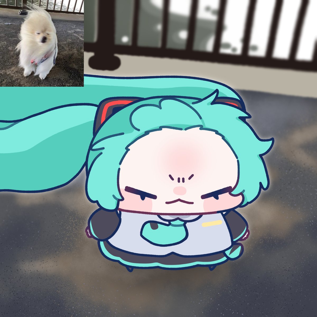 #初音ミク   
 Day 93.💨