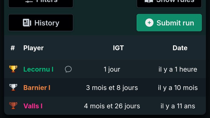 Run incroyable, à soumettre pour le prochain <a href="/SpeeDonsFR/">SpeeDons</a>